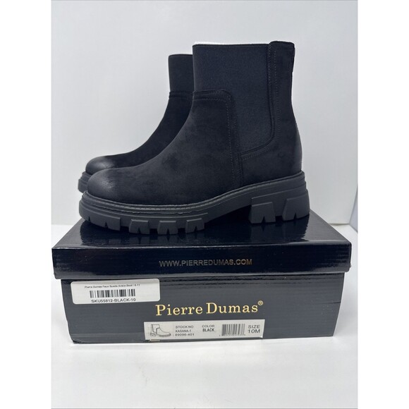 Women's Pierre Dumas Kasana Booties Black Zipper Similar To Gossip NEW Size 10 - Picture 1 of 7